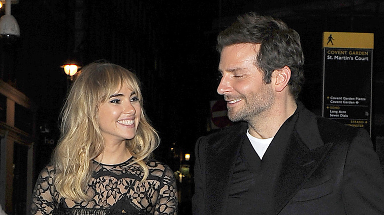 Suki Waterhouse Bradley Cooper smiling