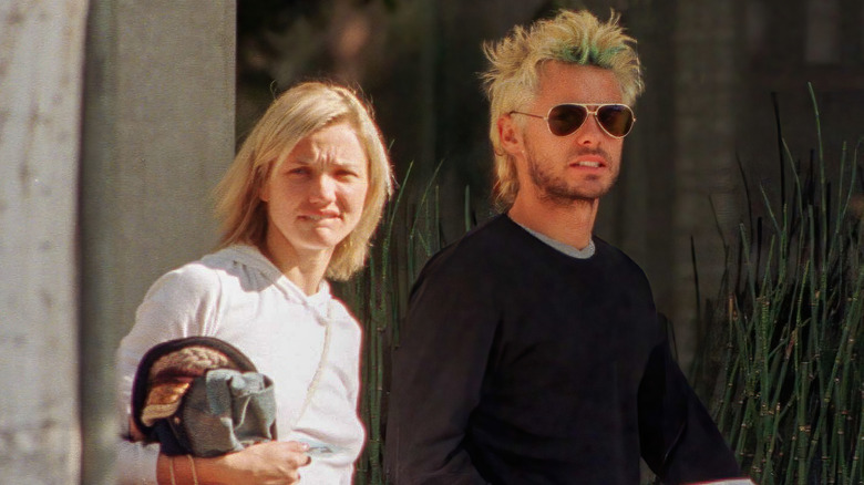 Cameron Diaz and Jared Leto walking together