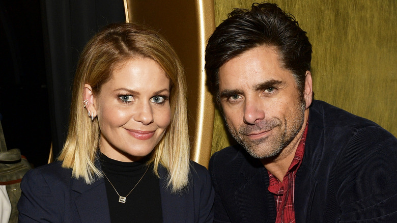 John Stamos with Candace Cameron Bure