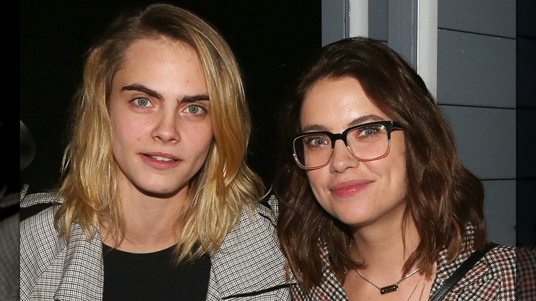 Cara Delevingne and Ashley Benson smiling together