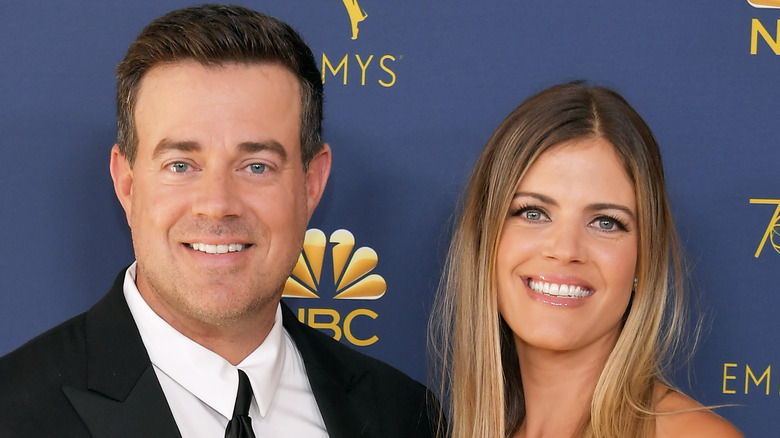 Carson Daly and Siri Pinter at an award show 