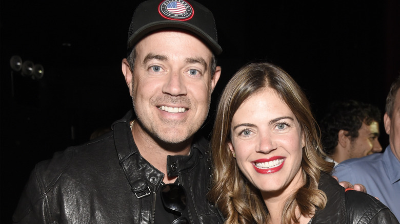 Carson Daly and Siri Pinter at a concert 