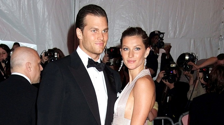 Tom Brady and Gisele Bundchen attending Superheroes Fashion and Fantasy Gala