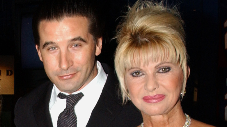 Billy Baldwin, Ivana Trump smiling