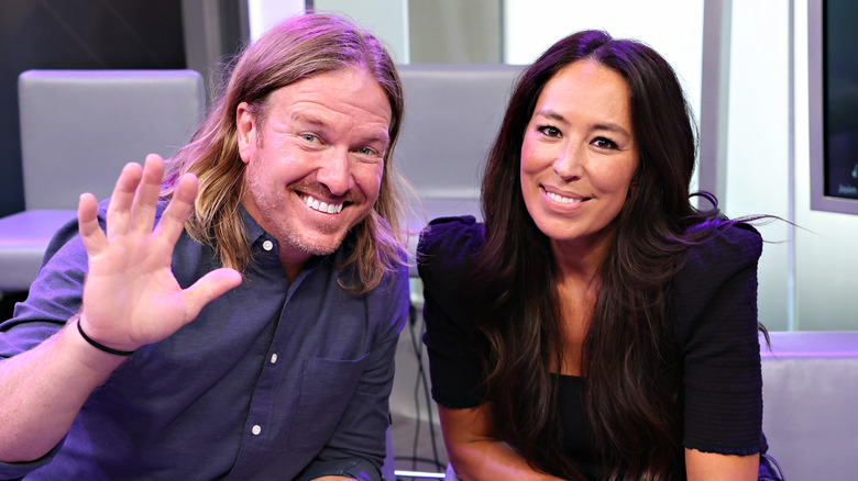 Chip and Joanna Gaines smile 