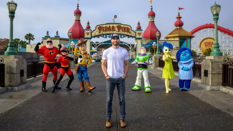 Chris Evans at Disneyland