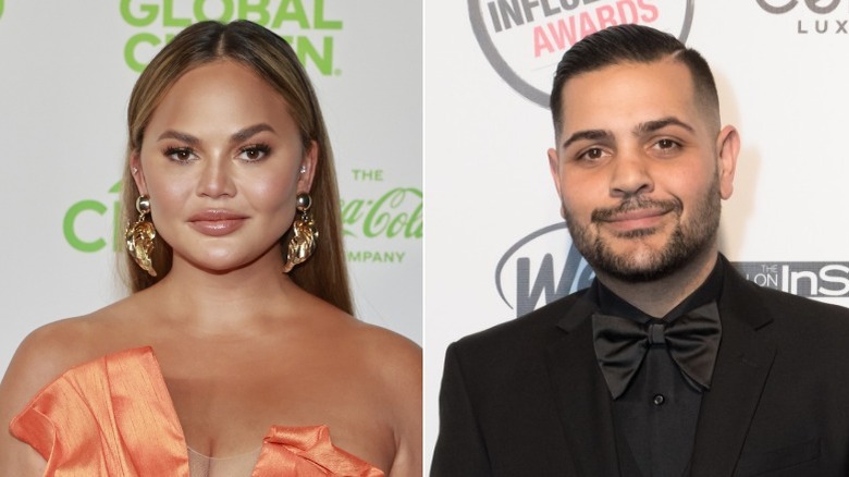 Chrissy Teigen and Michael Costello