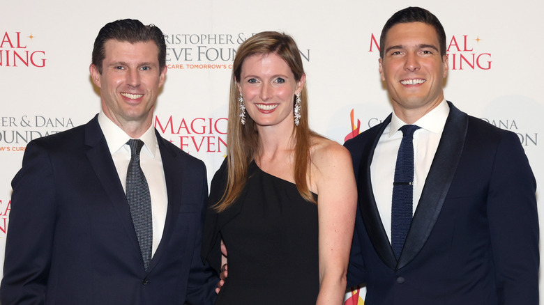 Matthew Alexandra and Will Reeve smiling on red carpet