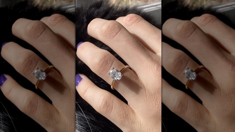 Christine Staub's engagement ring