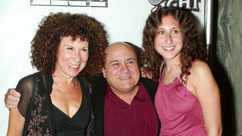 Rhea Perlman and Danny DeVito with daughter Gracie