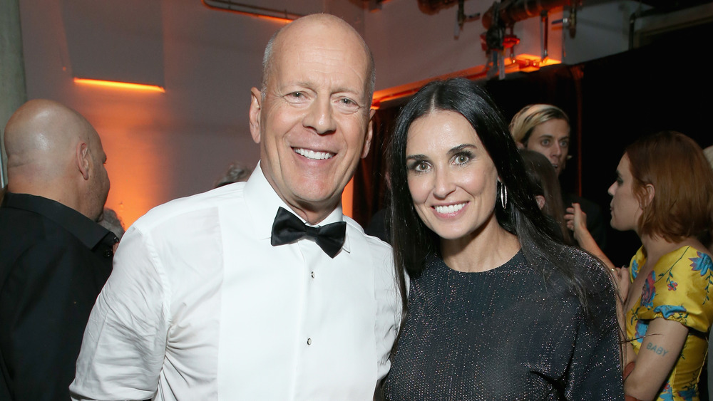 Demi Moore and Bruce Willis in 2018