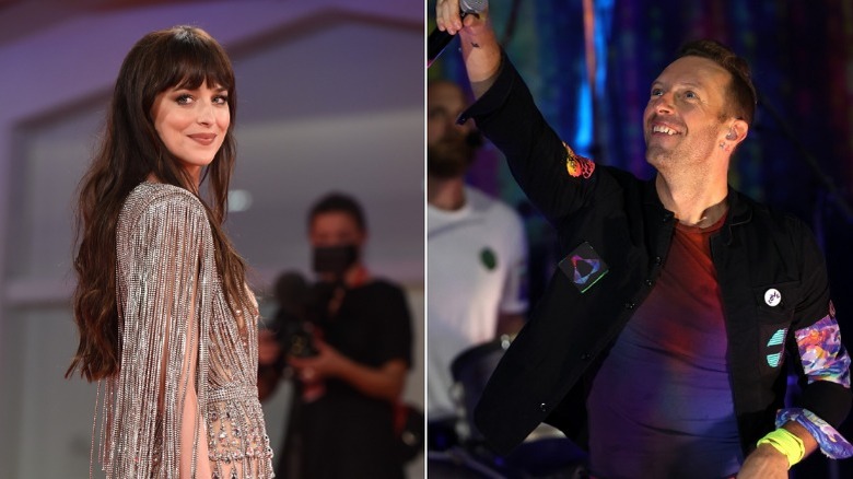 Dakota Johnson and Chris Martin