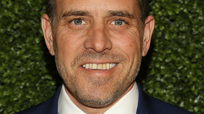 Hunter Biden smiles at an event