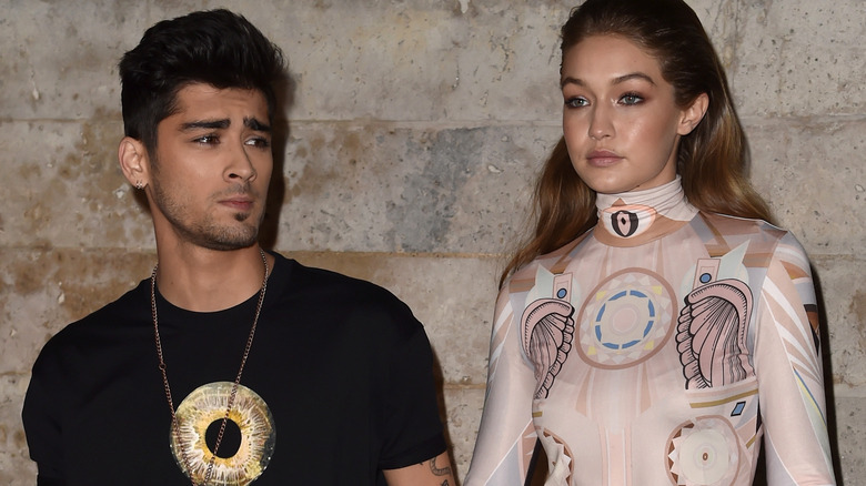 Zayn Malik and Gigi Hadid posing