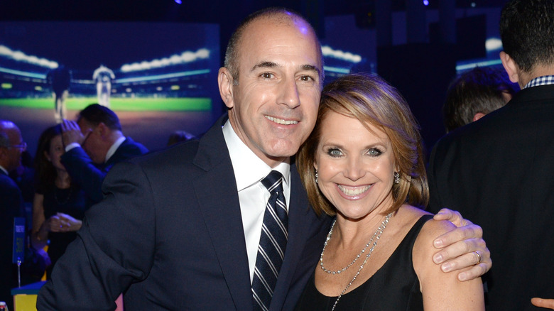 Matt Lauer and Katie Couric in 2015