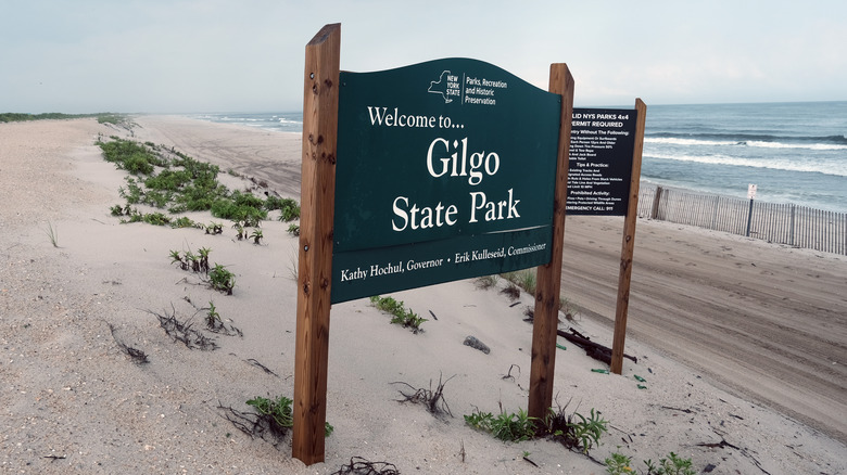 Gilgo Beach sign