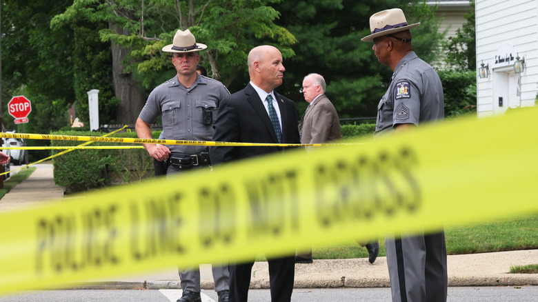 Law enforcement searching Rex Heuermann's house