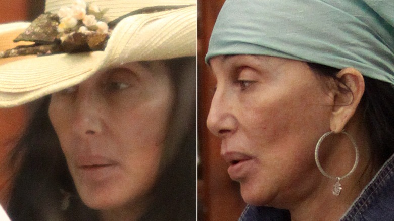 Cher no make-up hat bandana