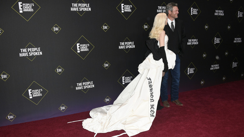 Gwen Stefani and Blake Shelton at 2019 E! People's Choice Awards