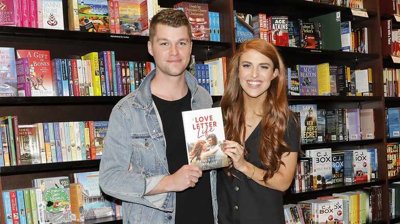 Jeremy and Audrey Roloff pose with book