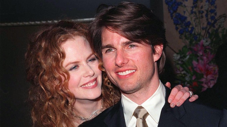 Nicole Kidman and Tom Cruise smiling broadly