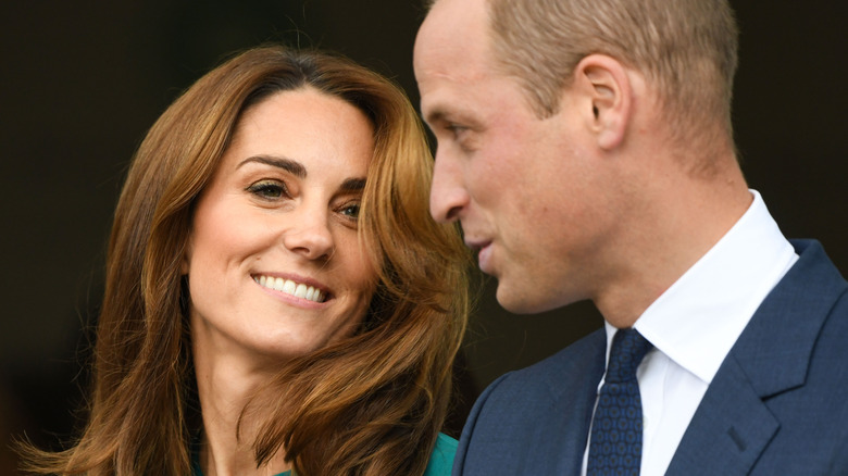 Prince William and Kate Middleton at an event together 