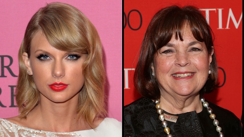 Split image of Taylor Swift and Ina Garten