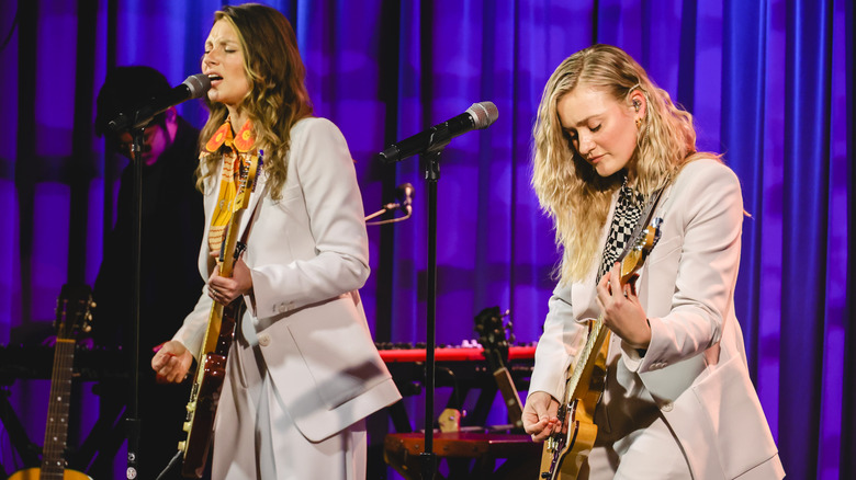 Aly Michalka AJ Michalka guitars