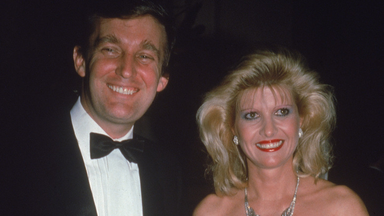 Throwback photo of Donald and Ivana Trump from 1980s