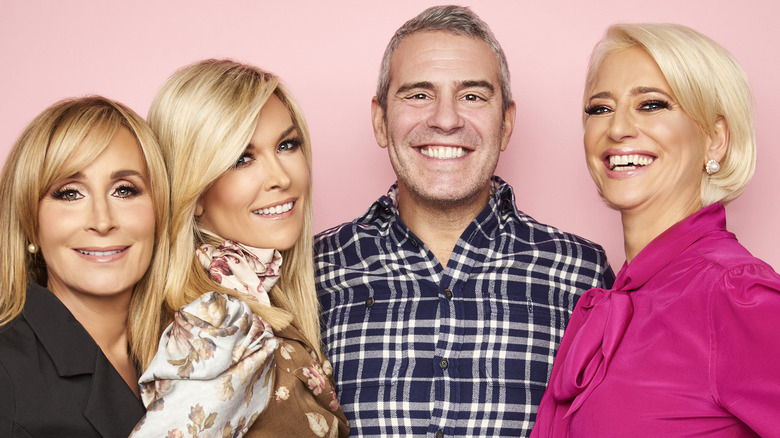 Dorinda Medley and Andy Cohen with RHONY 