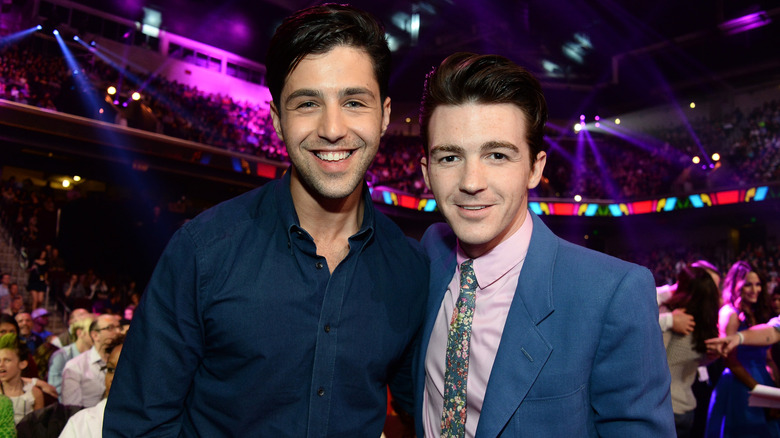 Drake Bell and Josh Peck pose together in 2014