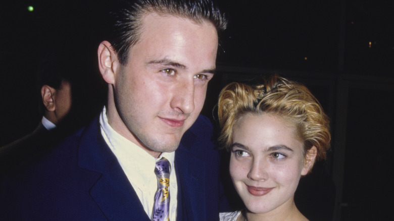 David Arquette and Drew Barrymore