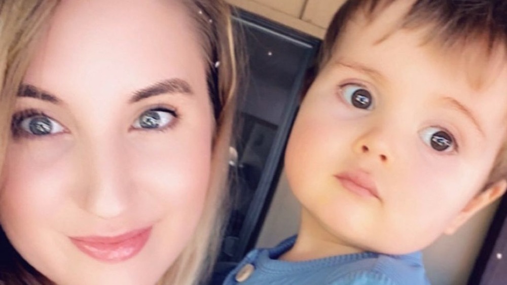 Emily Larina from 90 Day Fiance with her son