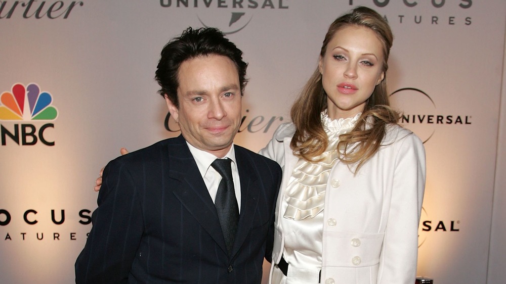 Chris Kattan abd Sunshine Tutt looking slightly unhappy together