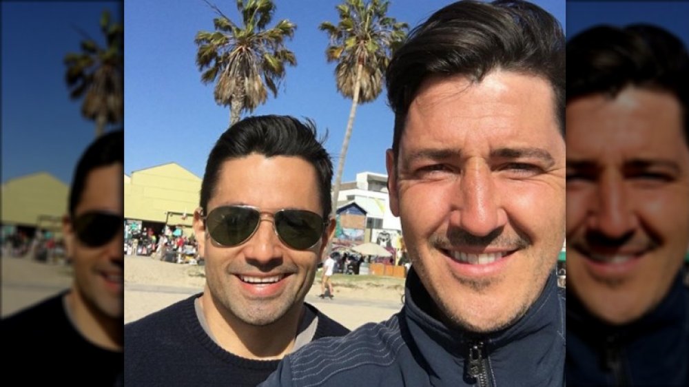 Harley Rodriguez & Jonathan Knight in a selfie