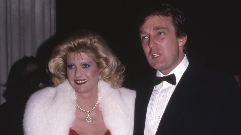 Ivana Zelnickova with Donald Trump