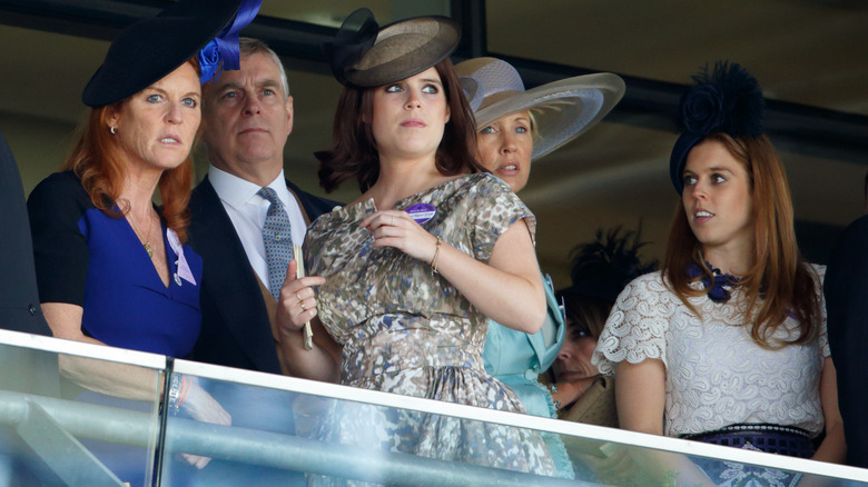 Sarah Fergie Ferguson, Prince Andrew, Princess Eugenie, Princess Beatrice