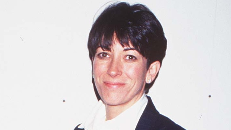 Ghislaine Maxwell posing