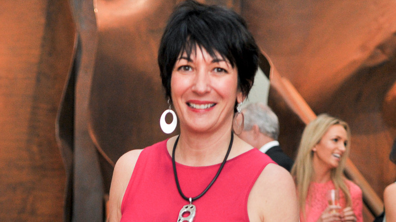 Ghislaine Maxwell posing