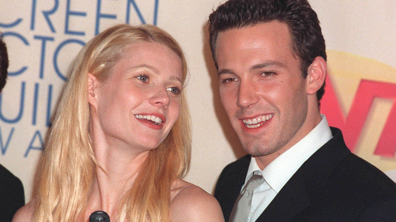 Gwyneth Paltrow smiling with Ben Affleck