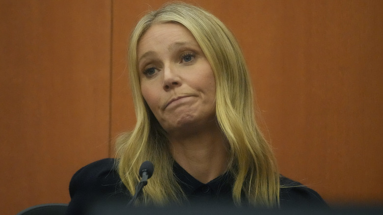 Gwyneth Paltrow testifying in court