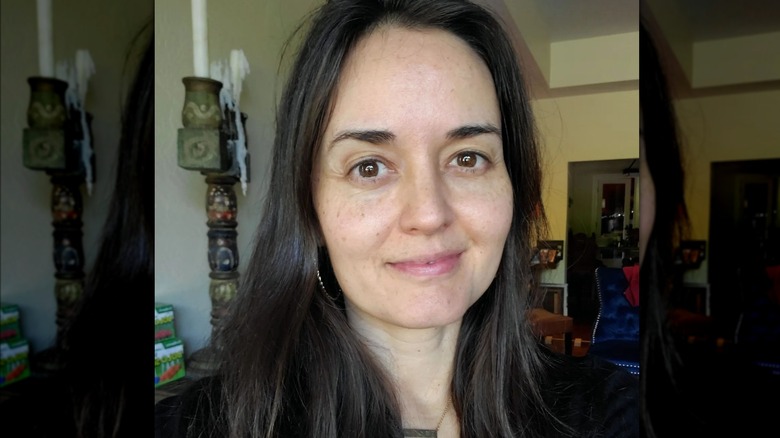 Danica McKellar selfie no makeup