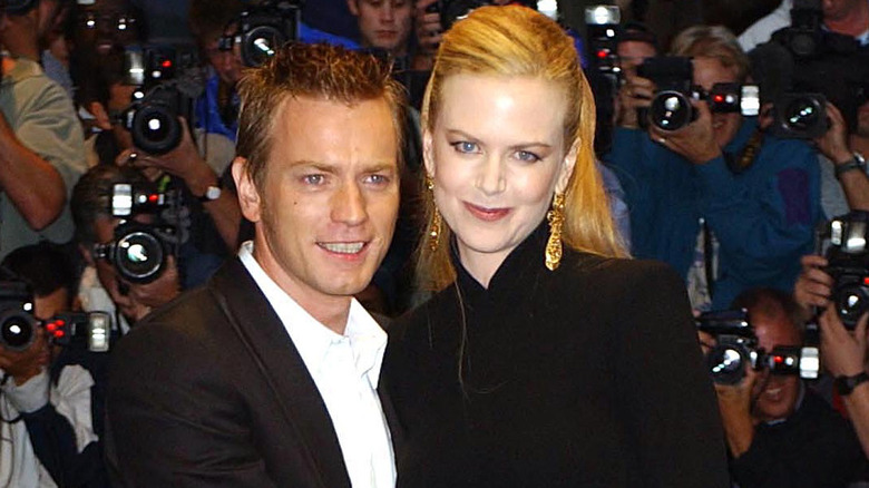 Ewan McGregor and Nicole Kidman at the London premiere of Moulin Rouge