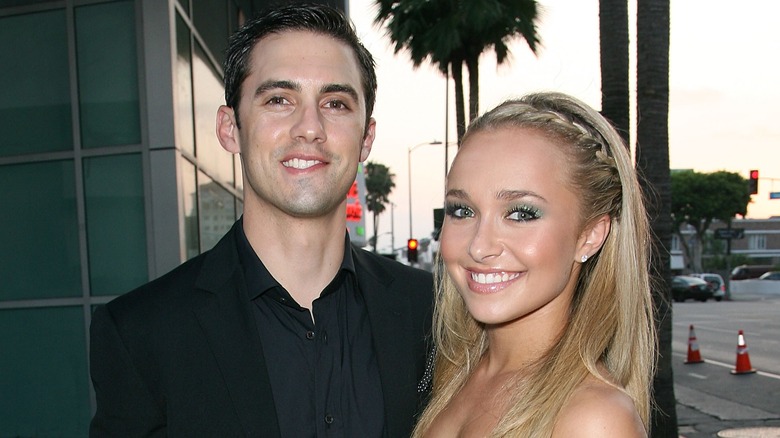 Hayden Panettiere and Milo Ventimiglia smiling in 2007