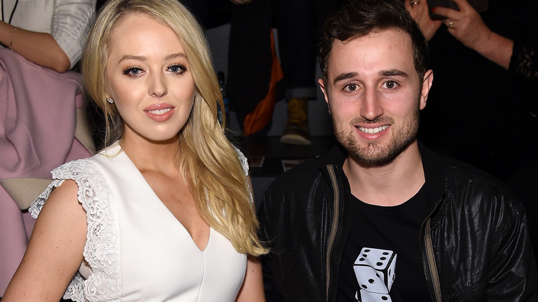 Tiffany Trump and Ross Mechanic posing