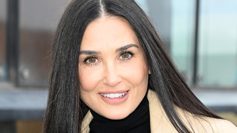 Demi Moore smiling