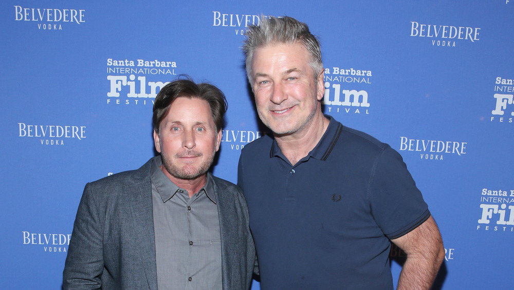 Emilio Estevez and Alec Baldin attending film festival together