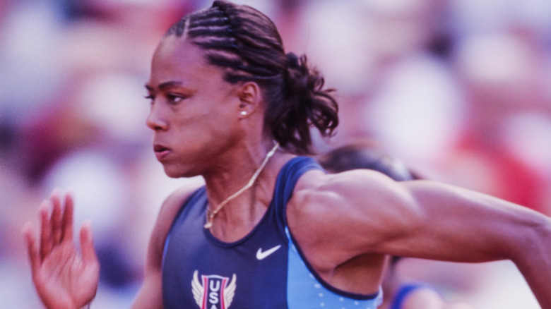 Marion Jones sprinting