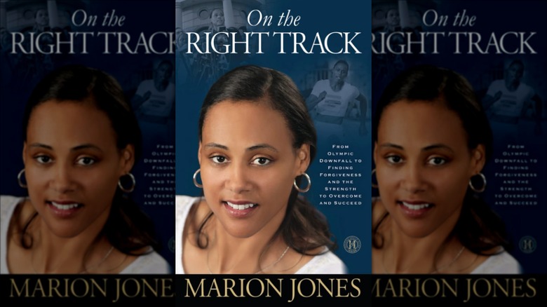 Marion Jones' memoir book cover