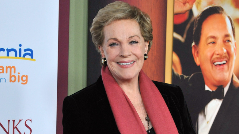 Julie Andrews smiliing